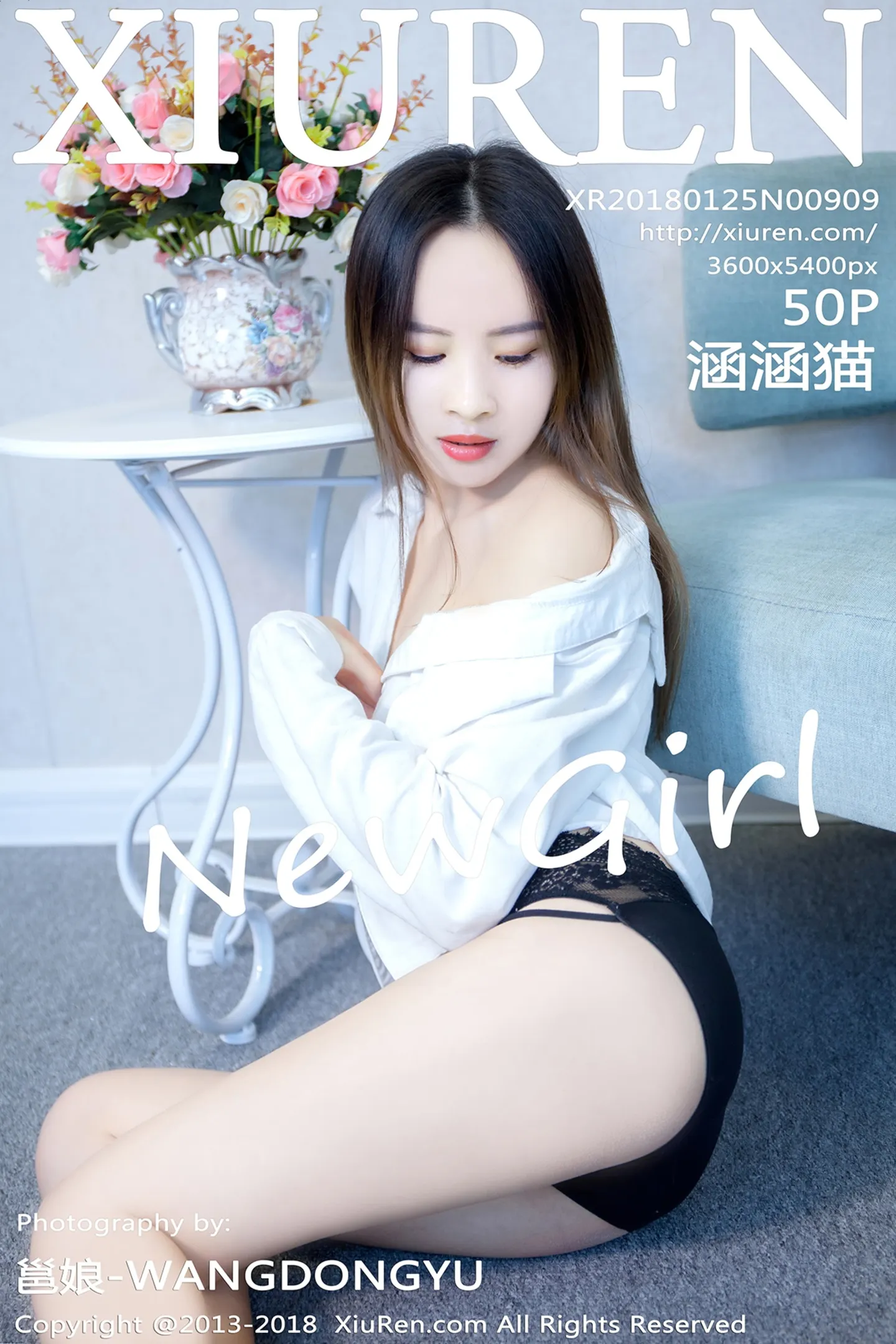 [XiuRen秀人网]No.909_嫩模涵涵猫全裸上身双手遮点无内黑丝裤袜透视诱惑写真50P-秀人网 - XiuRen.Space